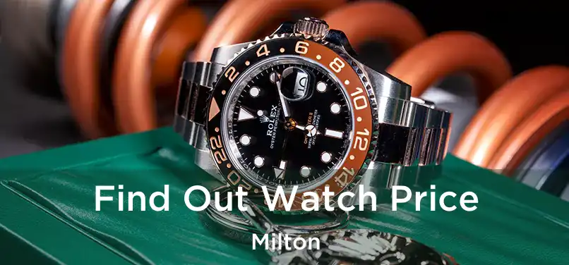 Find Out Watch Price Milton